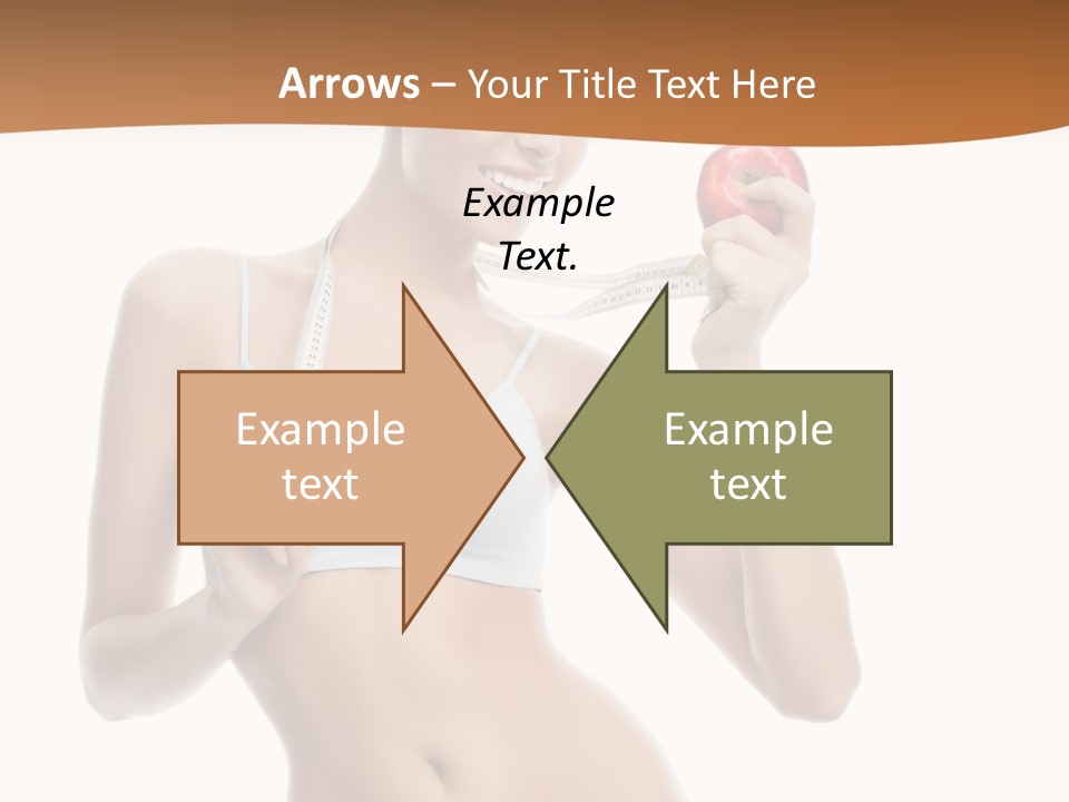 Model Nude Bottom PowerPoint Template