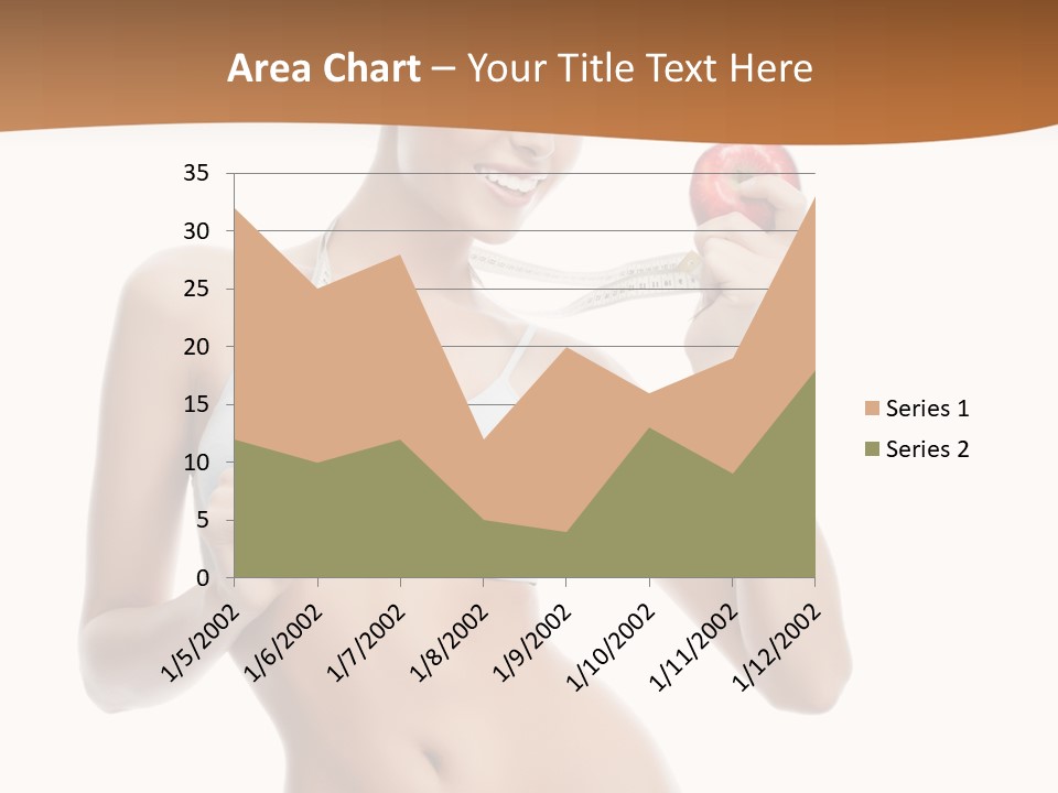Model Nude Bottom PowerPoint Template