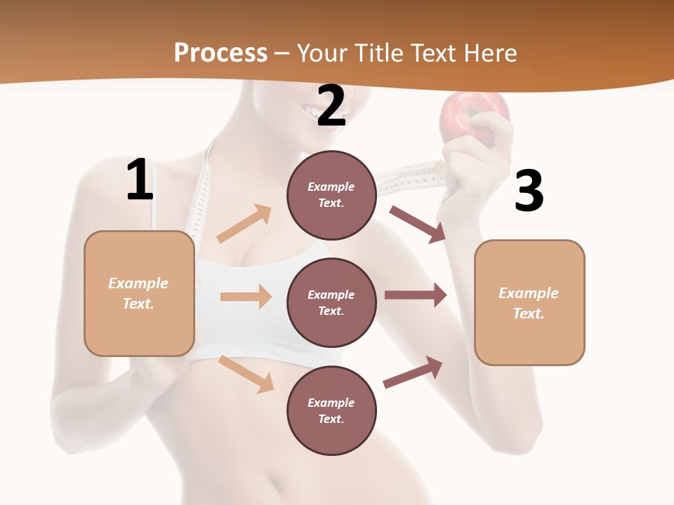 Model Nude Bottom PowerPoint Template