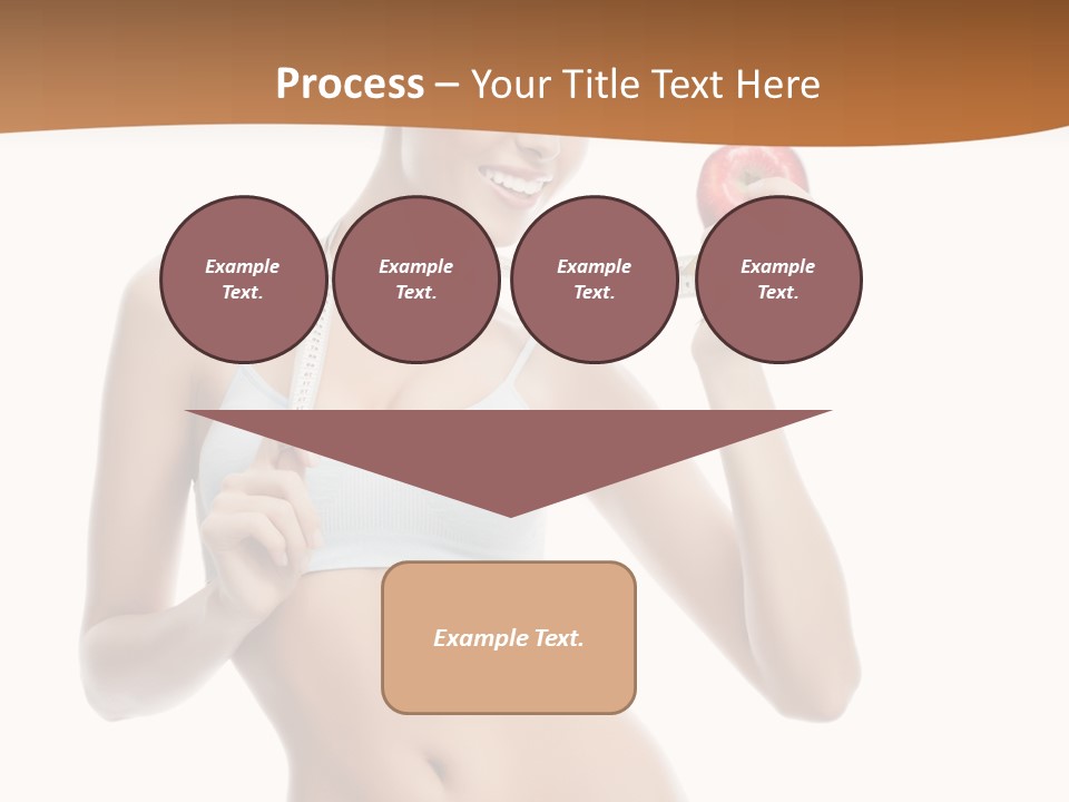Model Nude Bottom PowerPoint Template