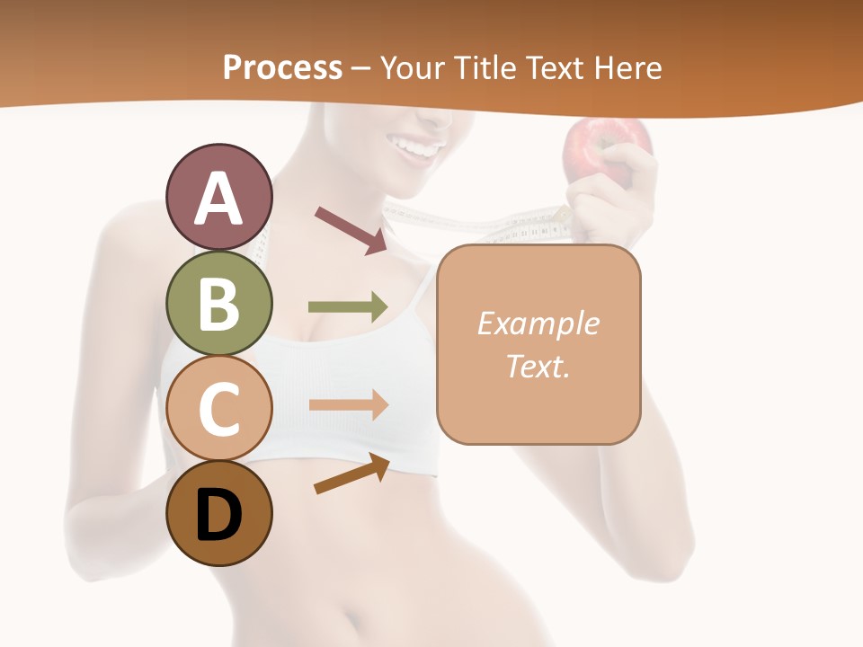 Model Nude Bottom PowerPoint Template