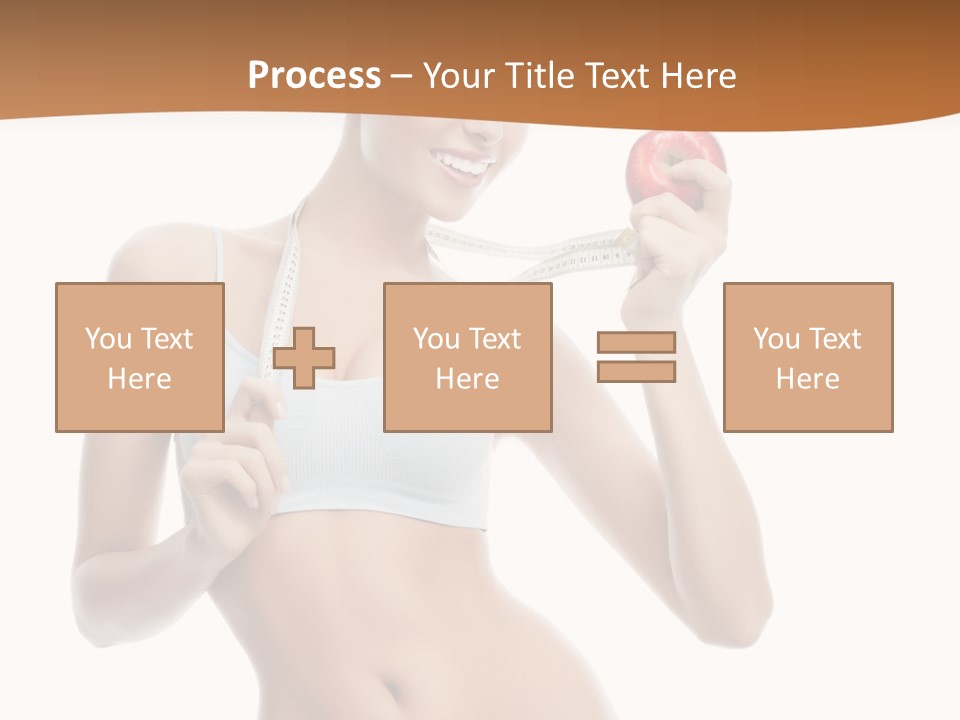 Model Nude Bottom PowerPoint Template