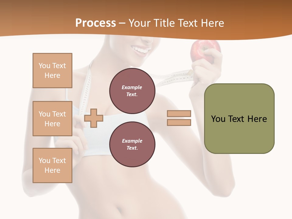 Model Nude Bottom PowerPoint Template