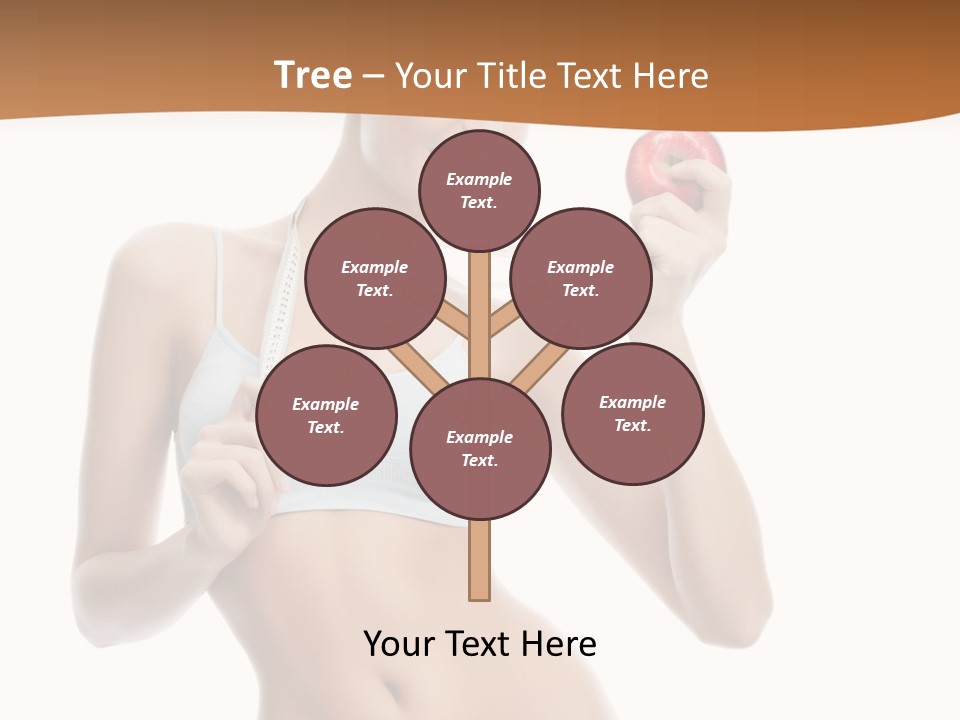 Model Nude Bottom PowerPoint Template