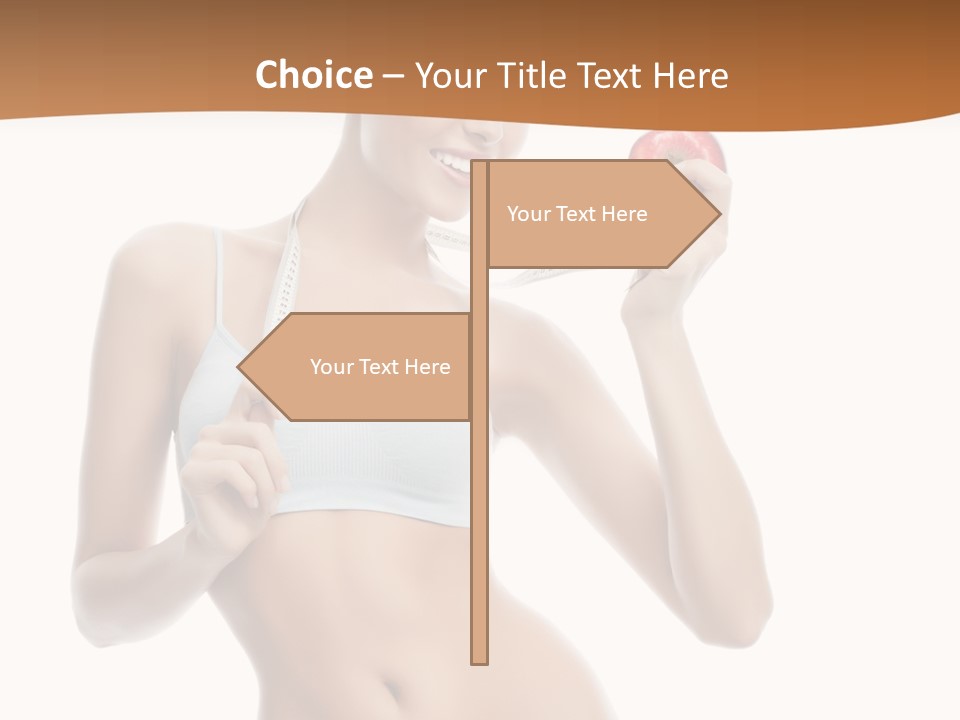 Model Nude Bottom PowerPoint Template