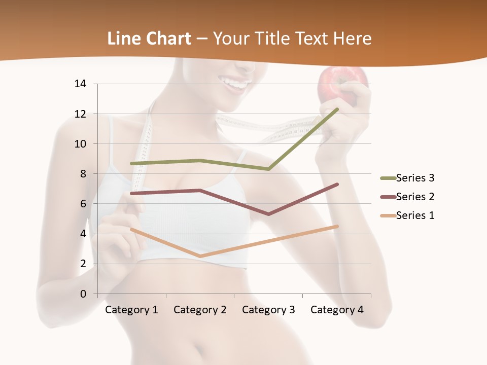 Model Nude Bottom PowerPoint Template