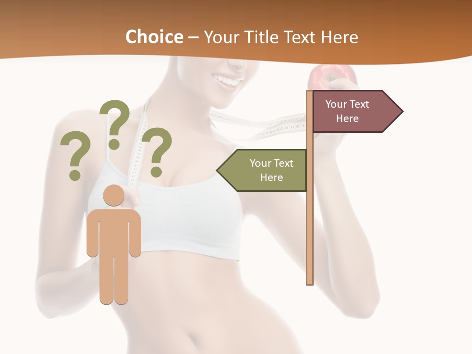 Model Nude Bottom PowerPoint Template