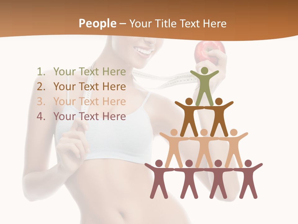 Model Nude Bottom PowerPoint Template
