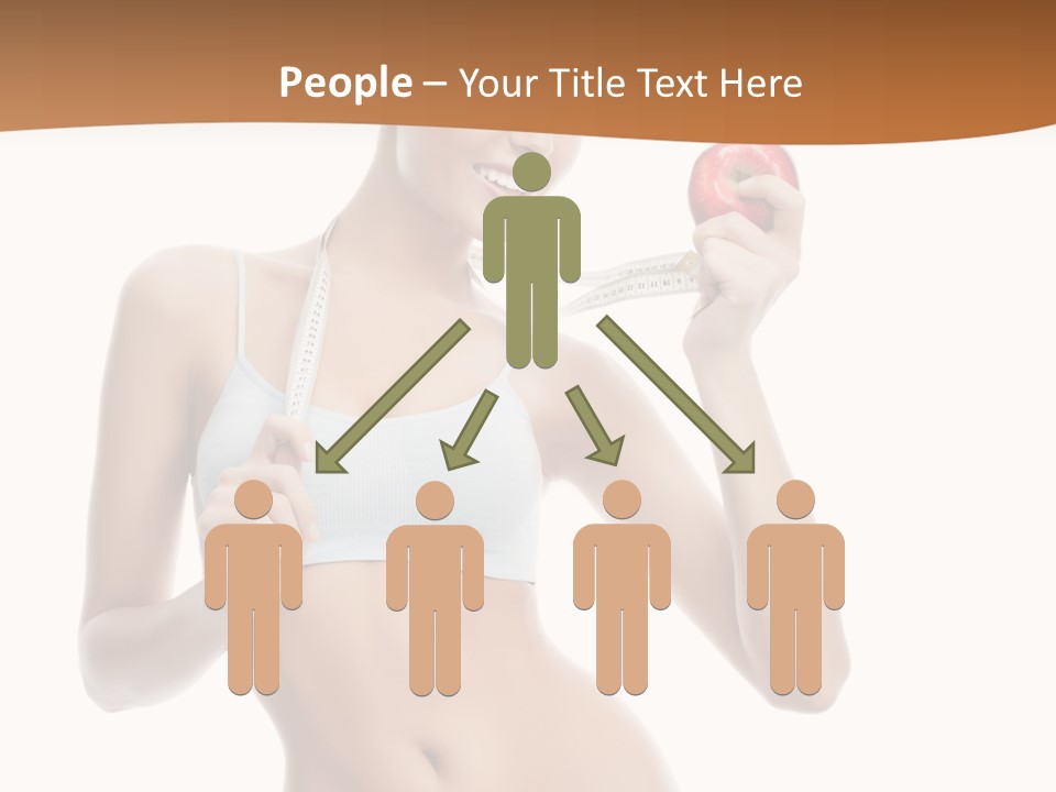 Model Nude Bottom PowerPoint Template