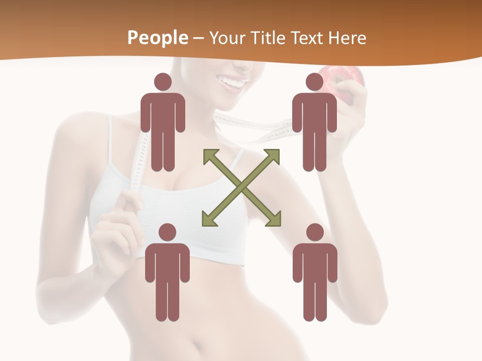 Model Nude Bottom PowerPoint Template