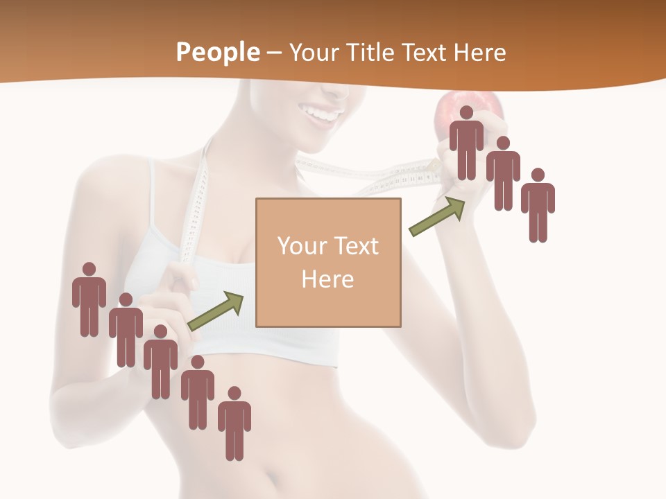 Model Nude Bottom PowerPoint Template