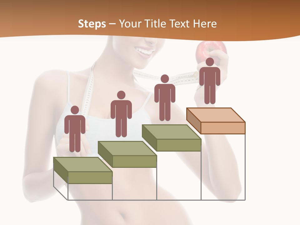 Model Nude Bottom PowerPoint Template