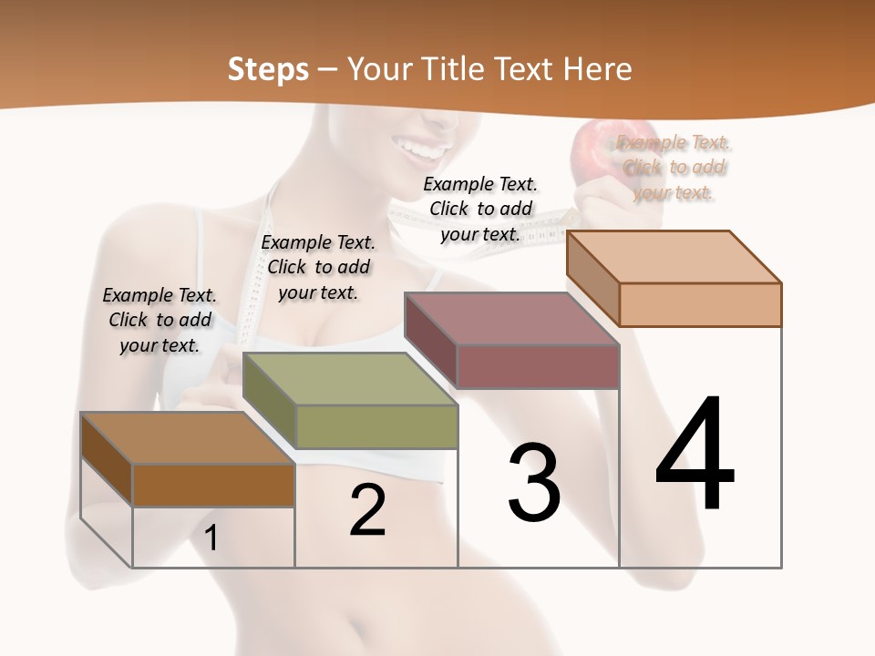 Model Nude Bottom PowerPoint Template