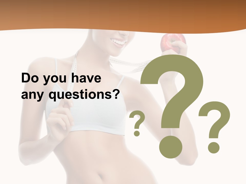 Model Nude Bottom PowerPoint Template