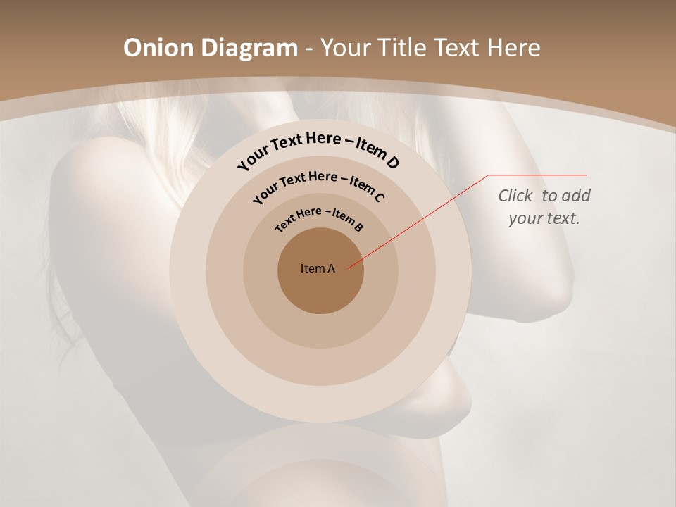 Bra Wearing Make Up PowerPoint Template