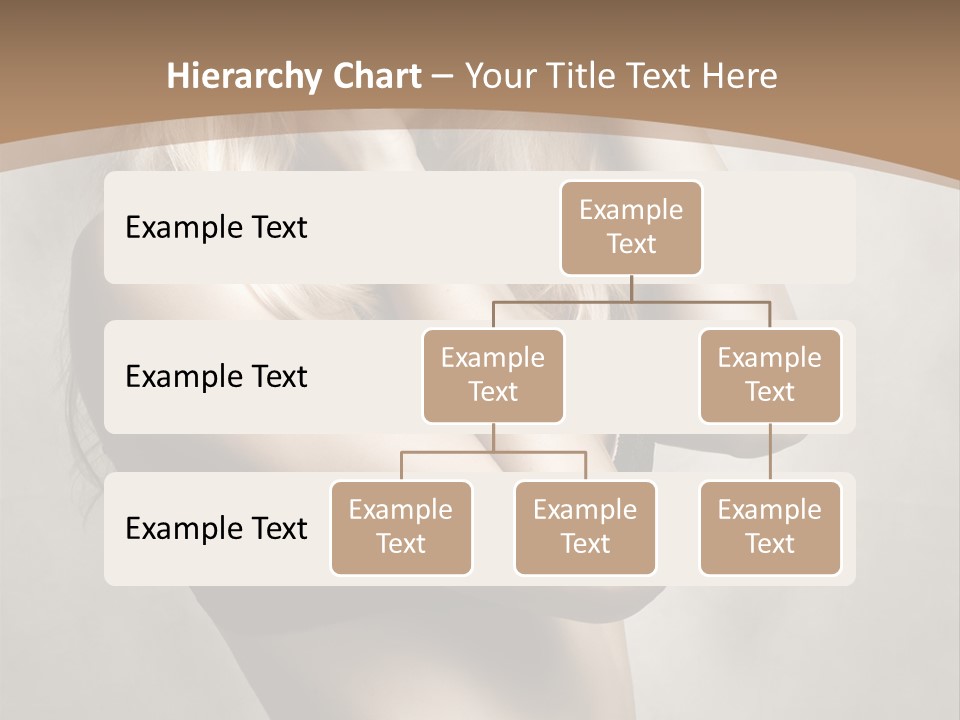 Bra Wearing Make Up PowerPoint Template