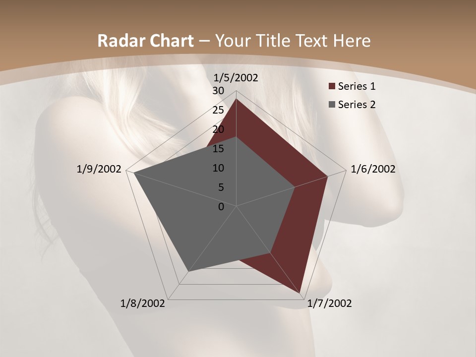 Bra Wearing Make Up PowerPoint Template