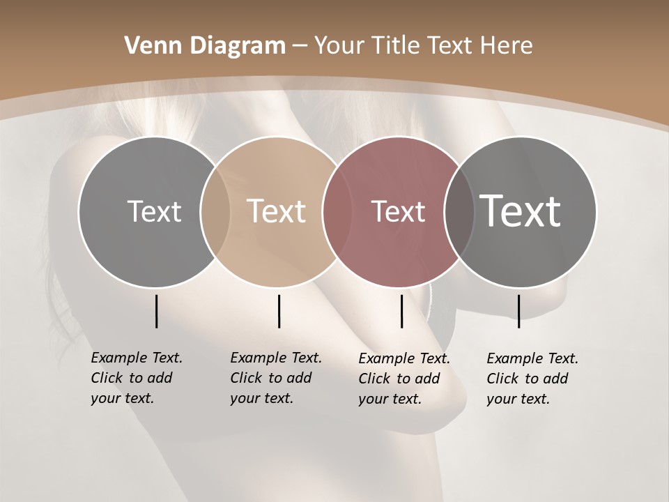 Bra Wearing Make Up PowerPoint Template