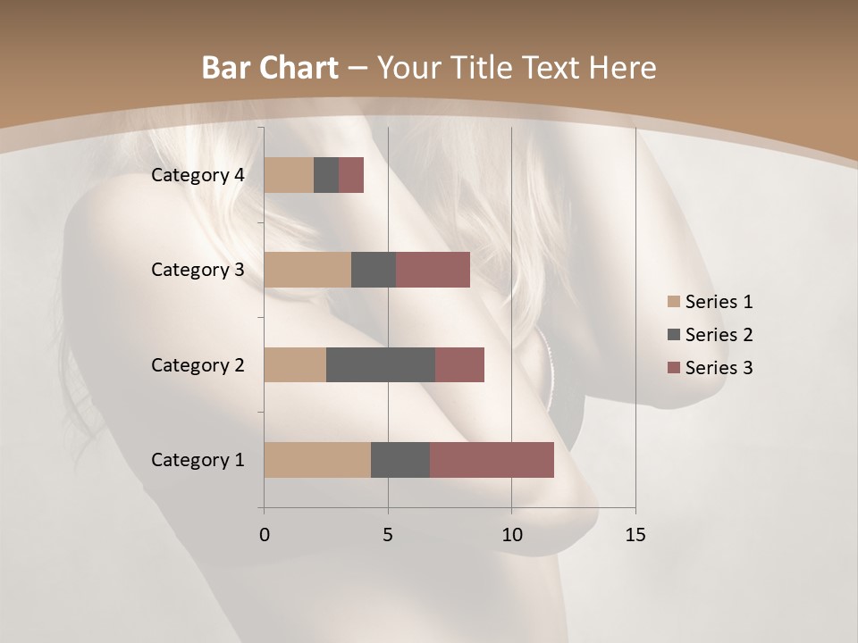 Bra Wearing Make Up PowerPoint Template