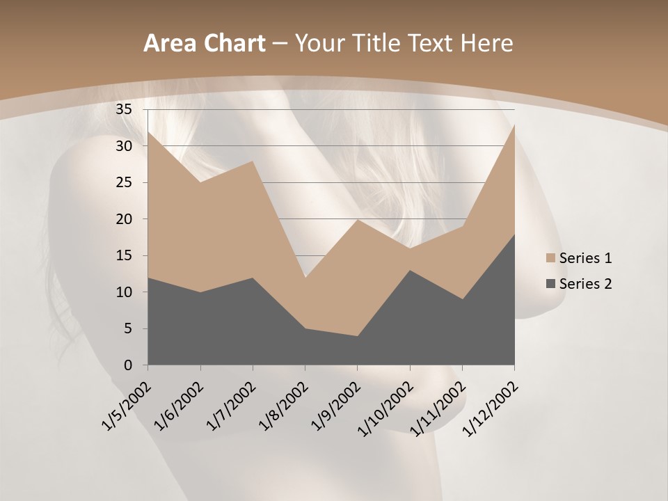 Bra Wearing Make Up PowerPoint Template