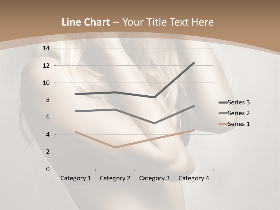 Bra Wearing Make Up PowerPoint Template