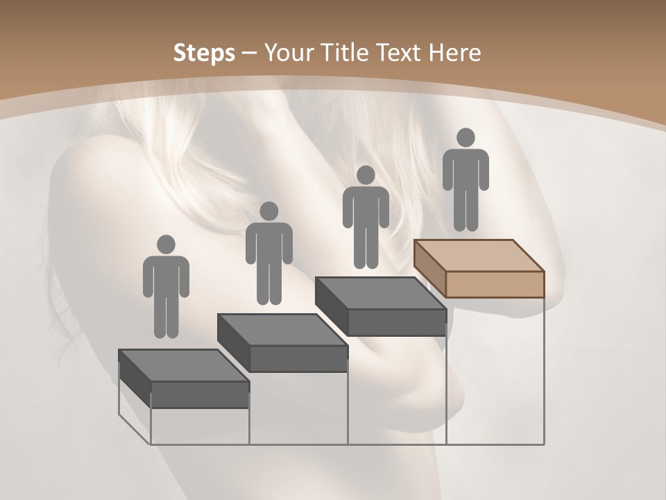 Bra Wearing Make Up PowerPoint Template