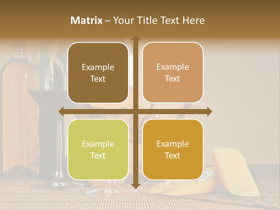 Grape Appetizer Cask PowerPoint Template