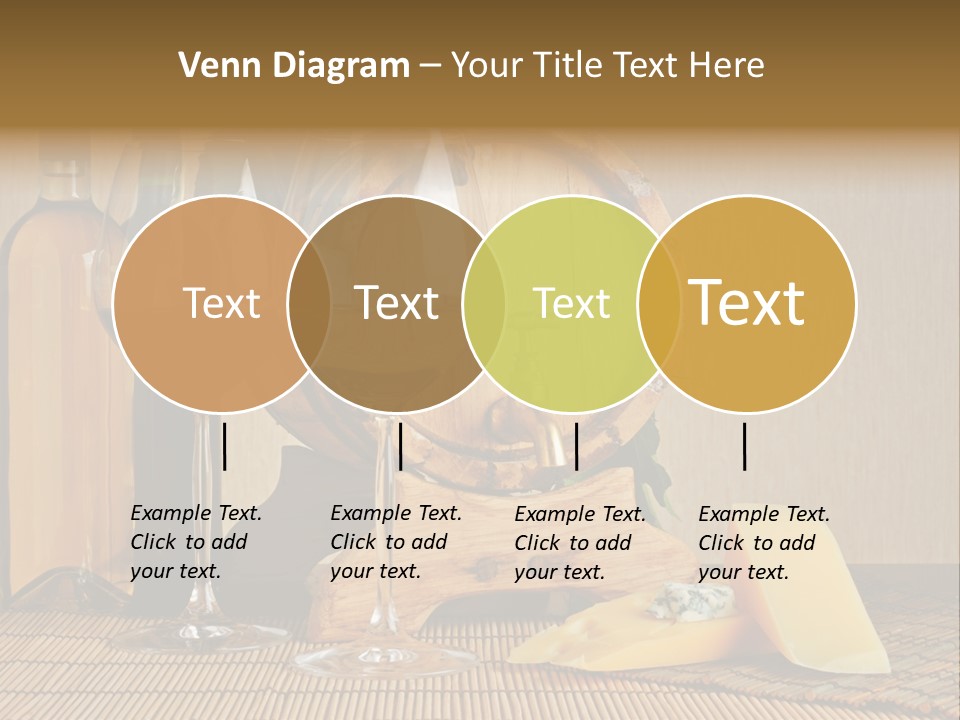 Grape Appetizer Cask PowerPoint Template