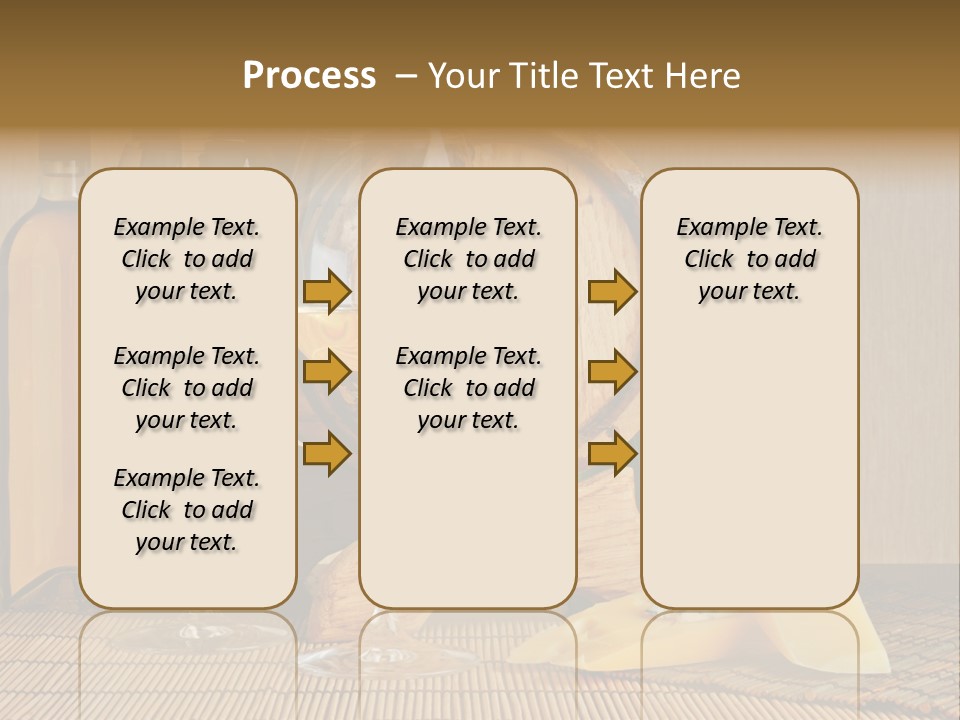 Grape Appetizer Cask PowerPoint Template