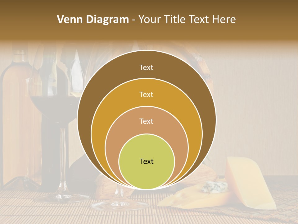 Grape Appetizer Cask PowerPoint Template