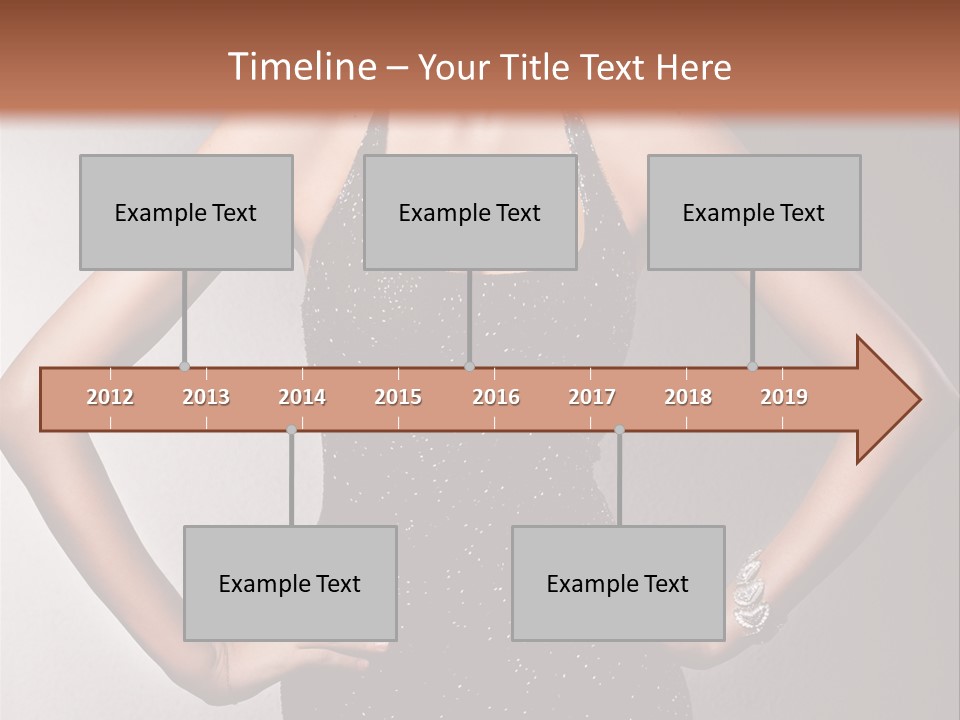 Girl Flirt Face PowerPoint Template