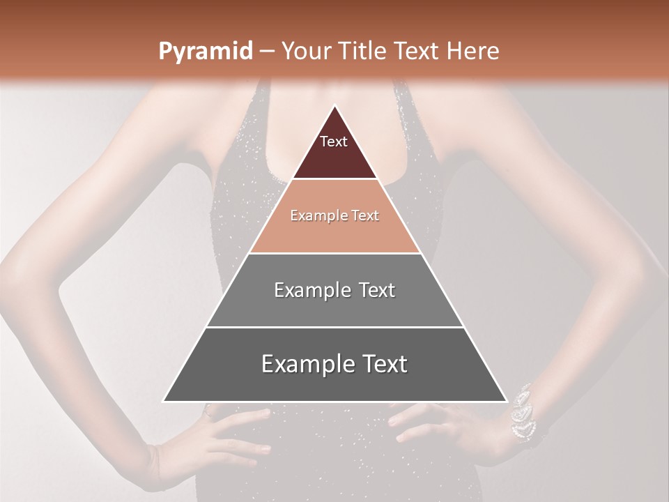 Girl Flirt Face PowerPoint Template