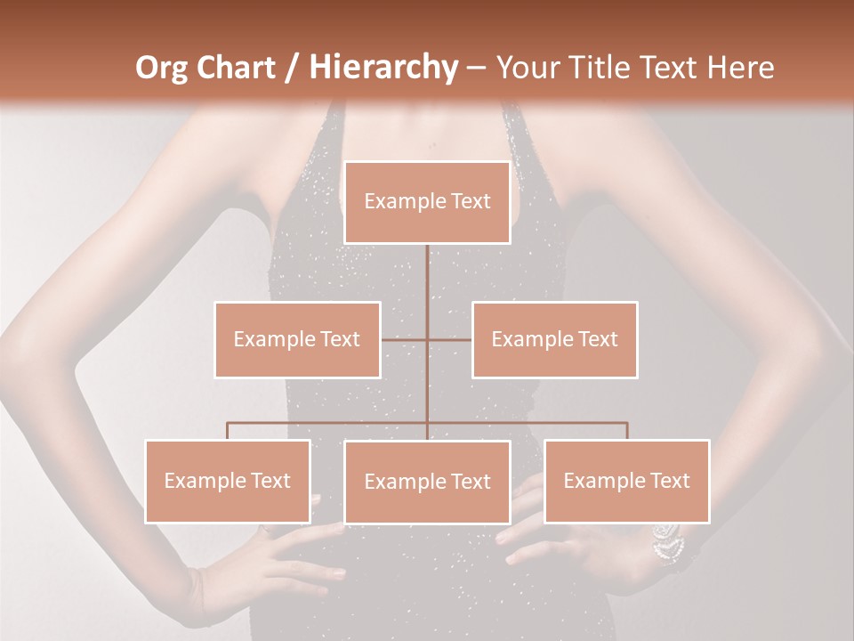 Girl Flirt Face PowerPoint Template