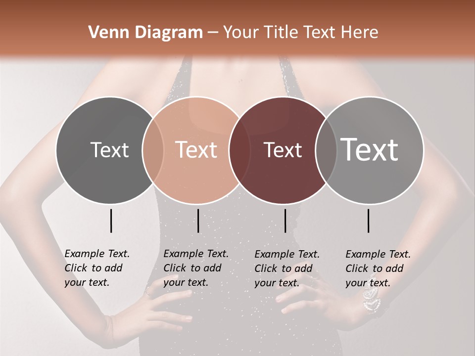 Girl Flirt Face PowerPoint Template