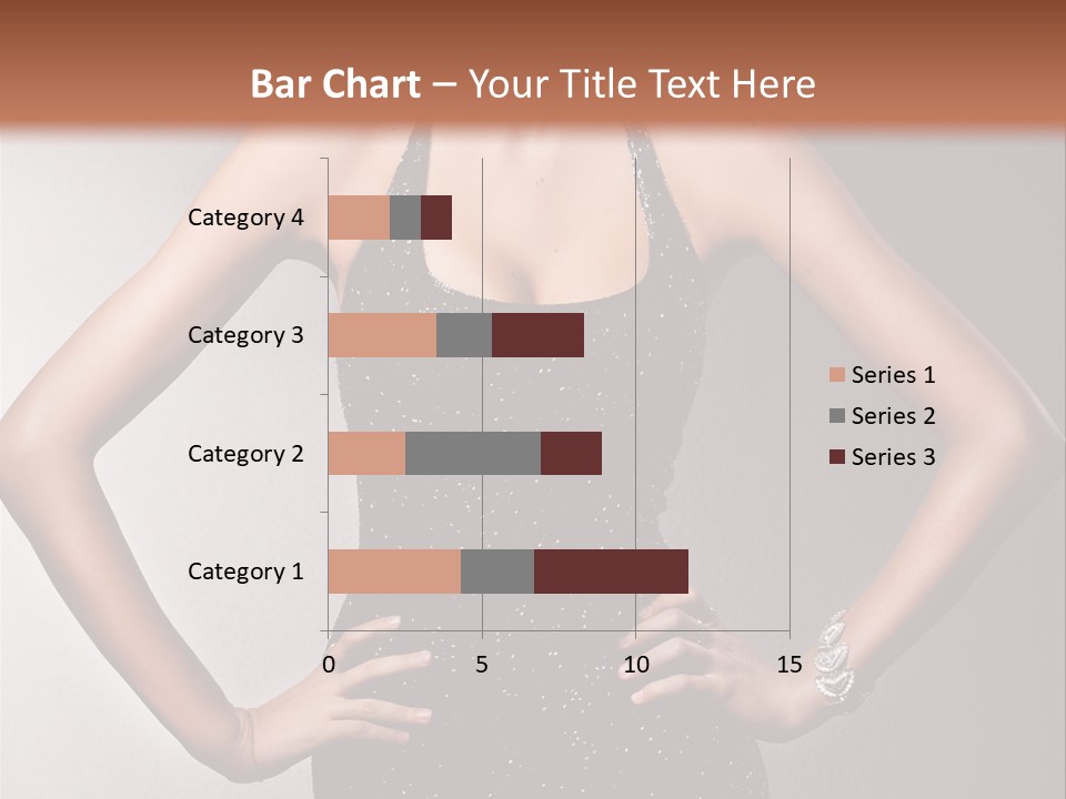 Girl Flirt Face PowerPoint Template