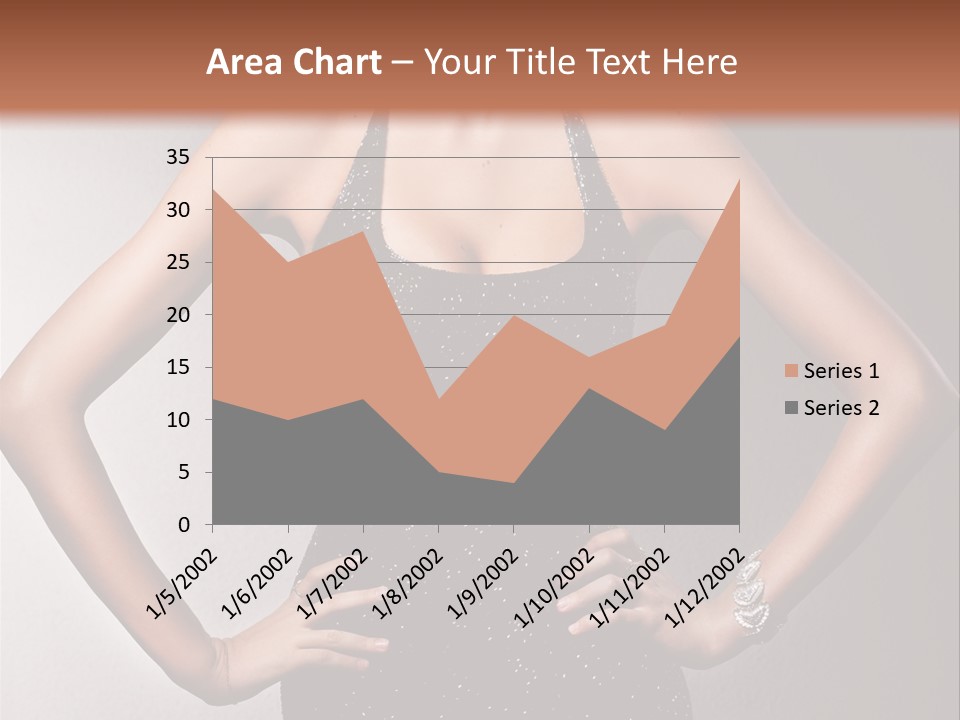 Girl Flirt Face PowerPoint Template