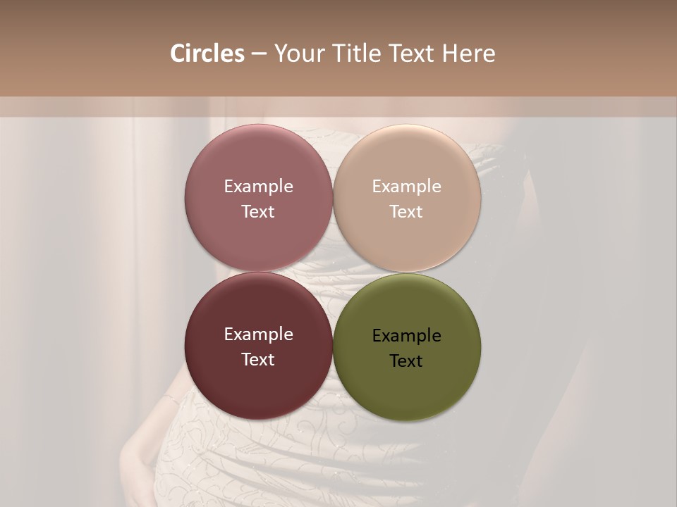 Hairstyle Human Lady PowerPoint Template