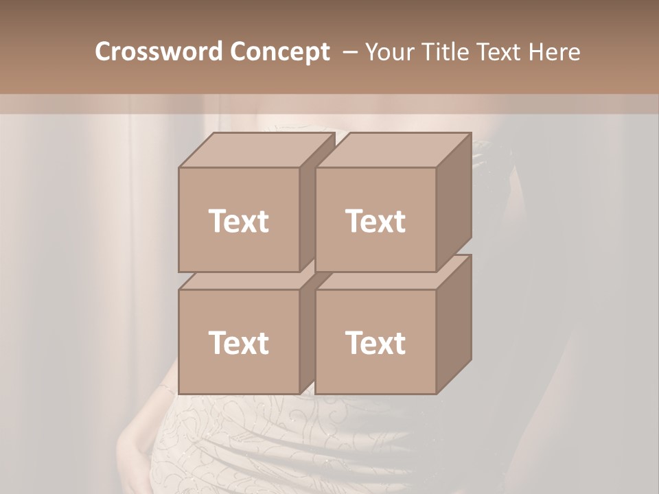 Hairstyle Human Lady PowerPoint Template
