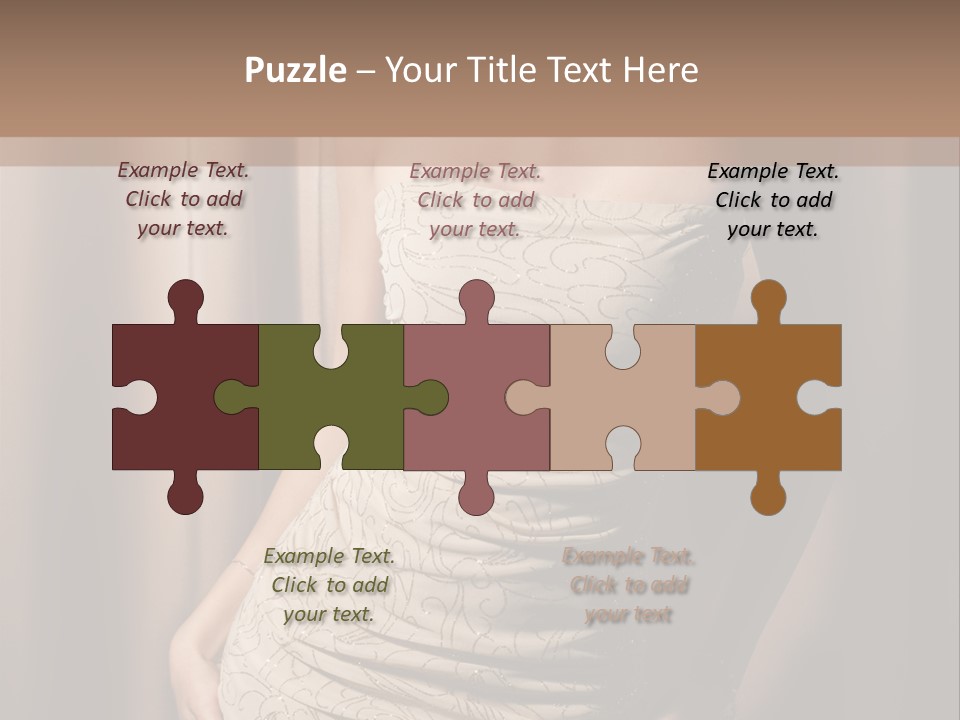 Hairstyle Human Lady PowerPoint Template