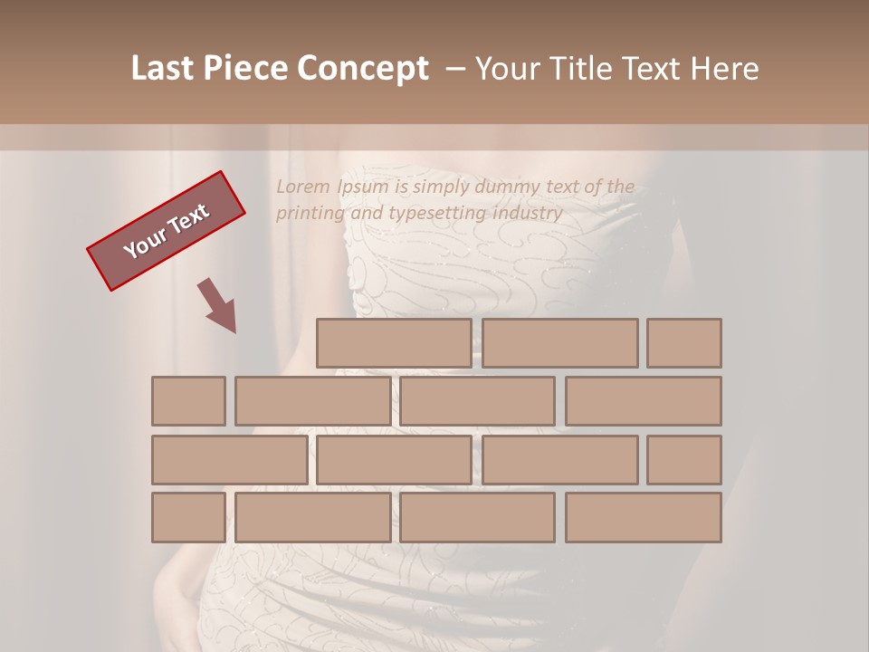 Hairstyle Human Lady PowerPoint Template