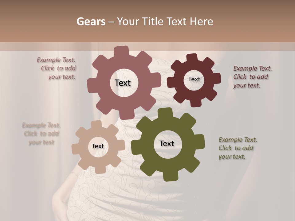 Hairstyle Human Lady PowerPoint Template