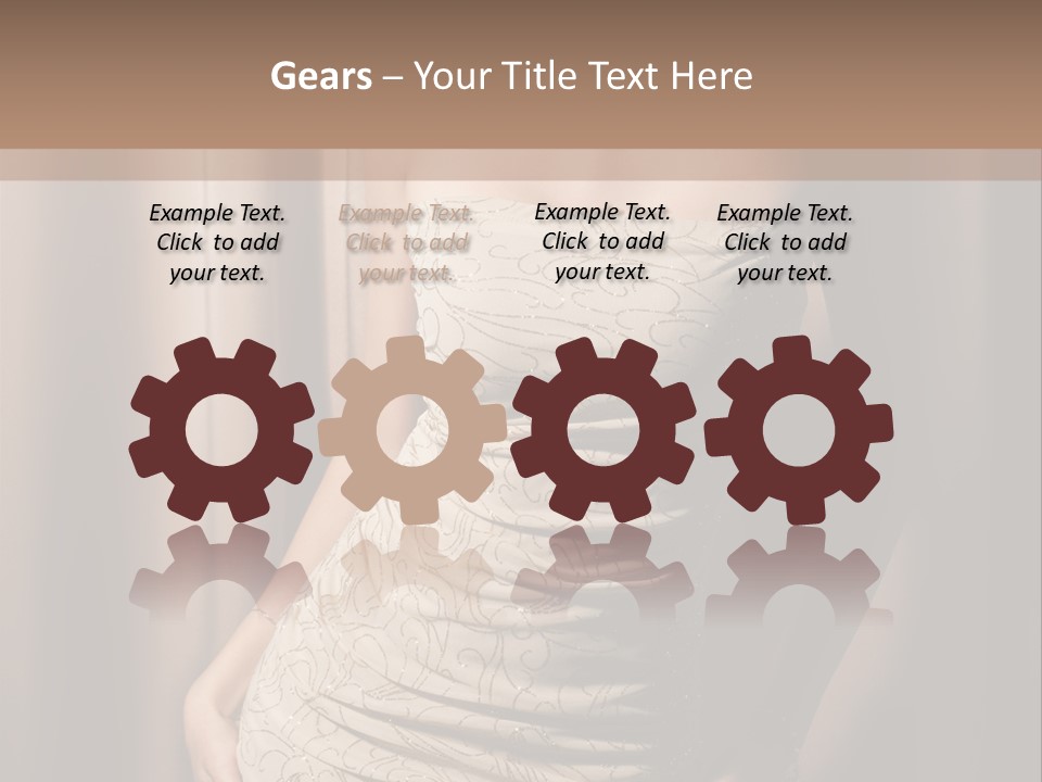 Hairstyle Human Lady PowerPoint Template