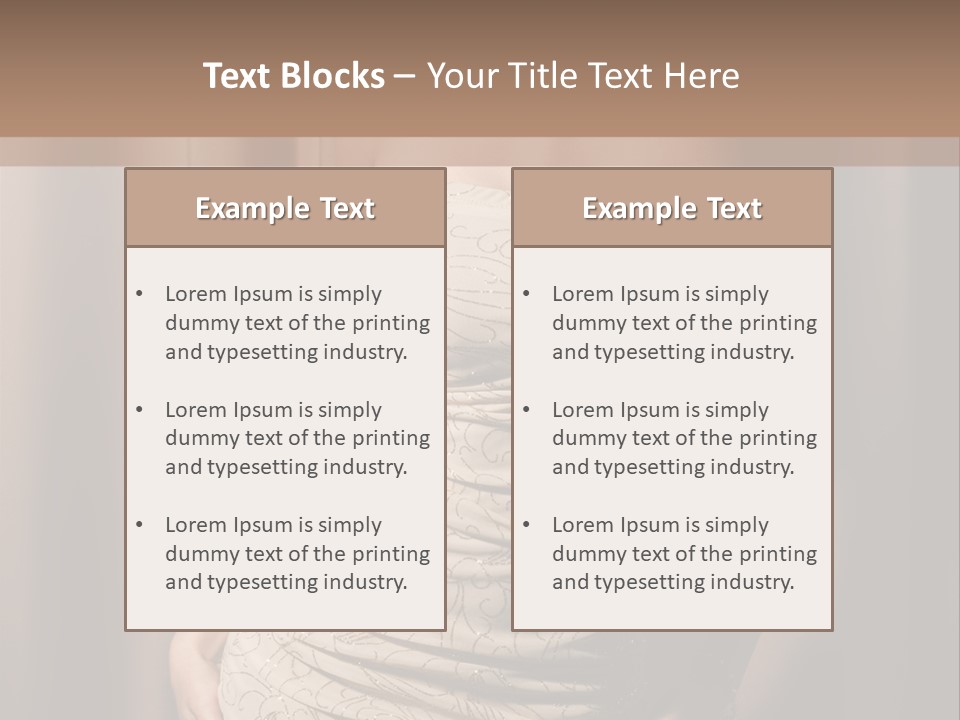 Hairstyle Human Lady PowerPoint Template