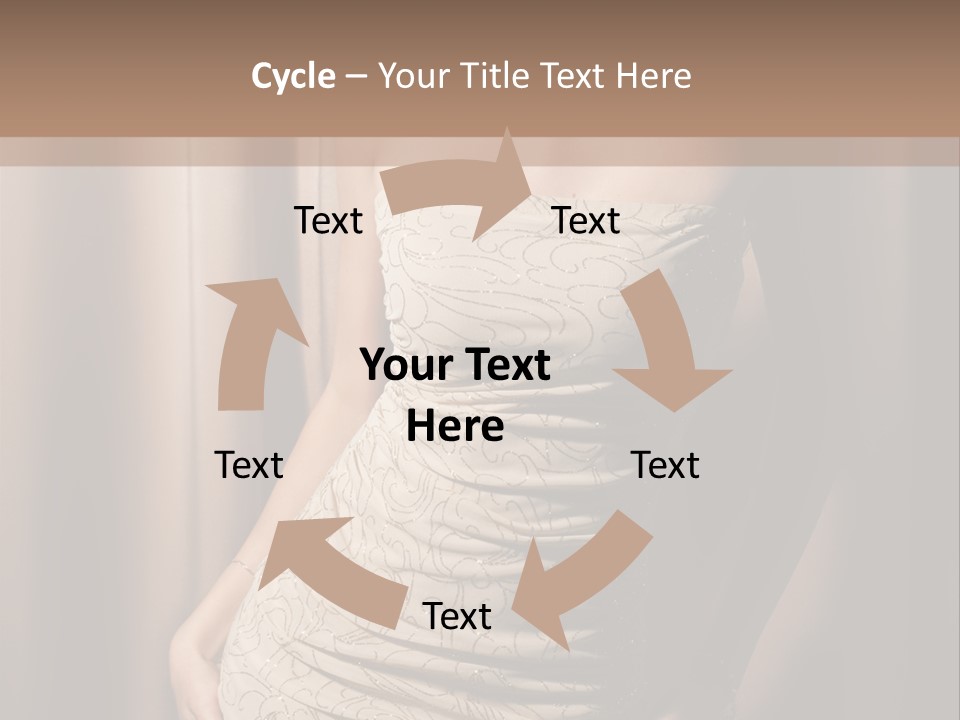 Hairstyle Human Lady PowerPoint Template