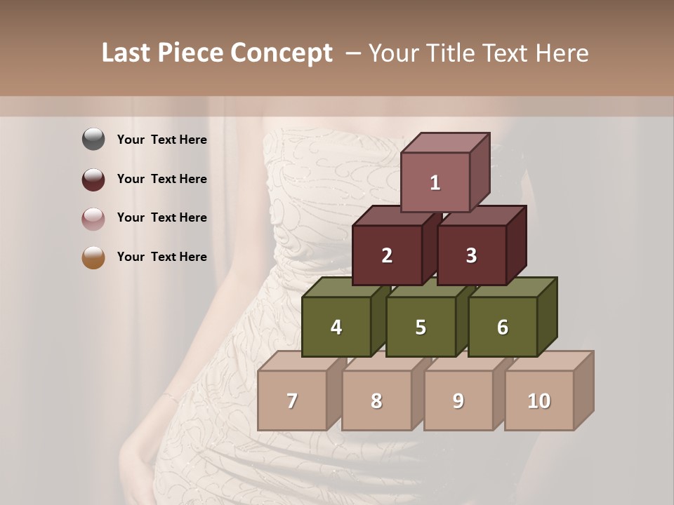 Hairstyle Human Lady PowerPoint Template