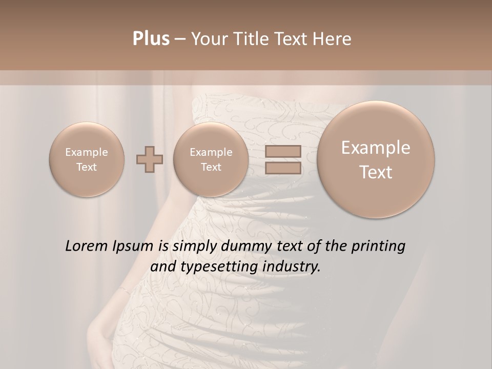 Hairstyle Human Lady PowerPoint Template