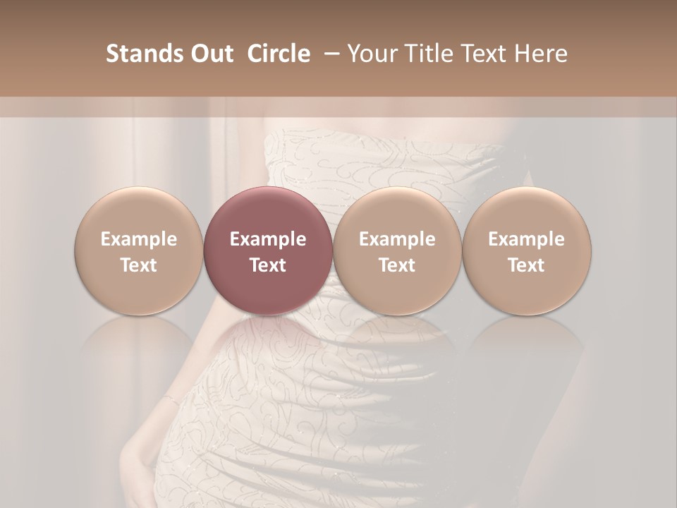 Hairstyle Human Lady PowerPoint Template