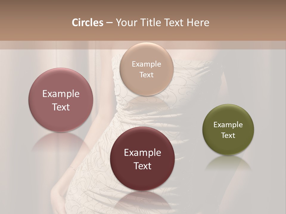 Hairstyle Human Lady PowerPoint Template