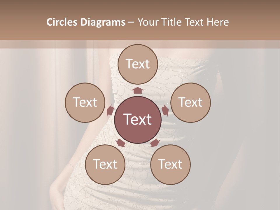 Hairstyle Human Lady PowerPoint Template