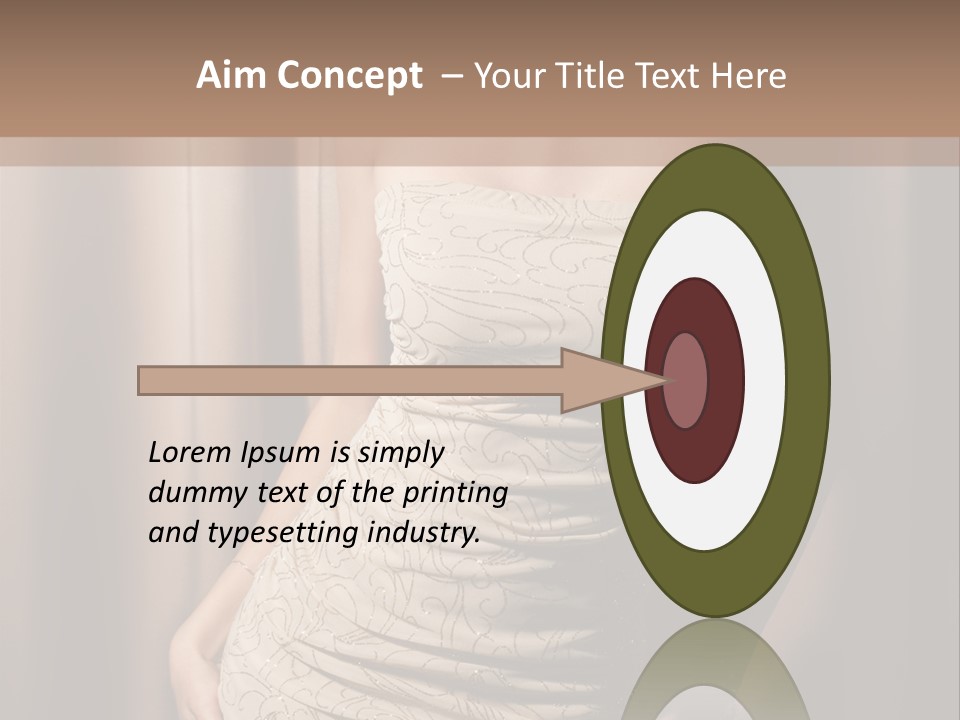 Hairstyle Human Lady PowerPoint Template